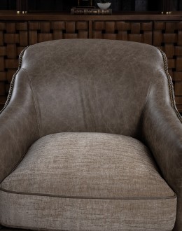 Cameron Leather Swivel Chair