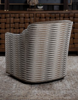 Cameron Leather Swivel Chair