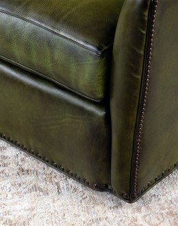 Crockett Olive Swivel Chair