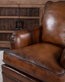 Dutton Brown Swivel Glide Chair