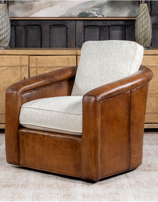 Ella Bark Swivel Chair