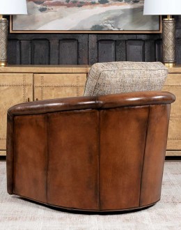 Ella Cocoa Swivel Chair