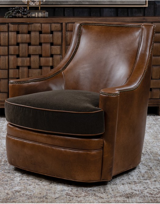 Granger Whiskey Swivel Chair