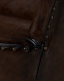 Jackson Smoke Leather Swivel Chair