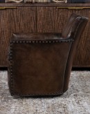 Jackson Smoke Leather Swivel Chair