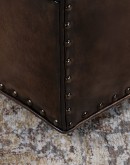 Jackson Smoke Leather Swivel Chair