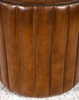 Oliver Leather Swivel Chair