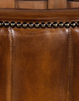 Oliver Leather Swivel Chair