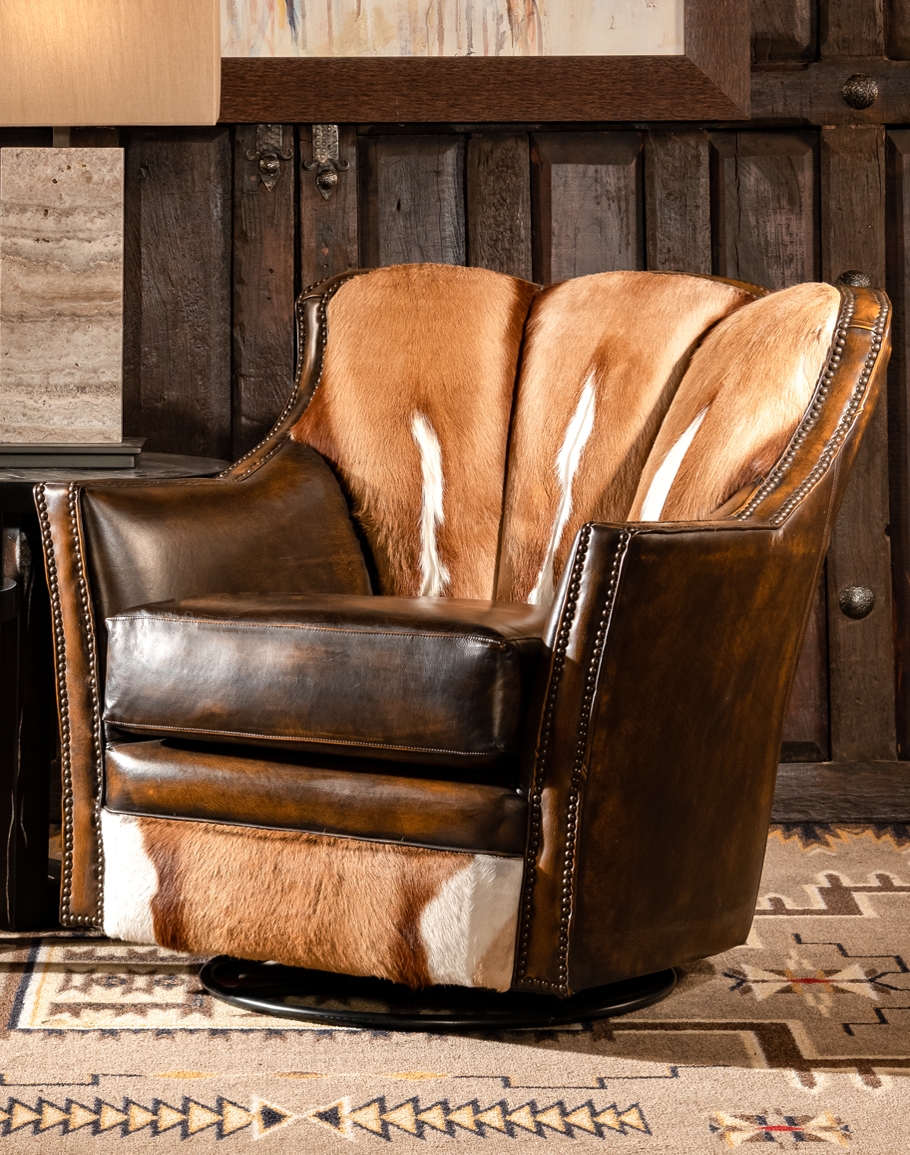 glider chair leather