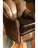 high end leather chair swivel glider chair
