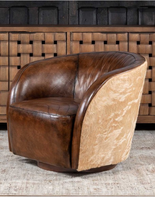 Scout Mocha Swivel Chair