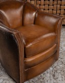 Sheridan Leather Swivel Chair