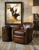 Sheridan Leather Swivel Chair
