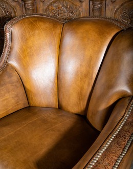 western style chair that swivels and rocks