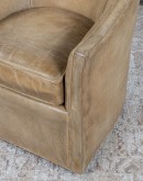 Sydney Chaps Leather Swivel Chair