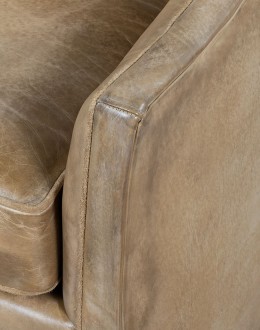 Sydney Chaps Leather Swivel Chair