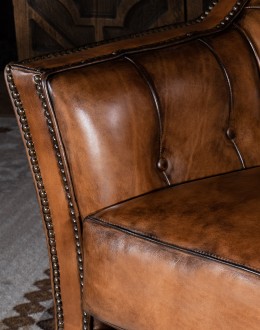 Texas Brindle Swivel Glider