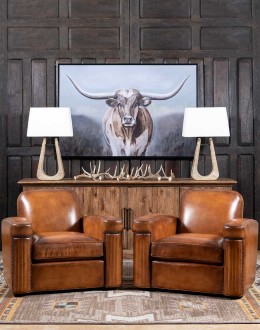 Traeger Leather Swivel Chair Traeger Leather Swivel Chair