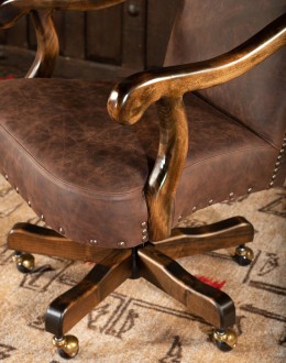 executive office chair with axis hide