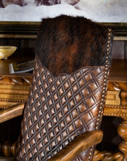 Bowie Diamondback Leather Desk Chair