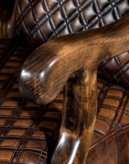 Bowie Diamondback Leather Desk Chair