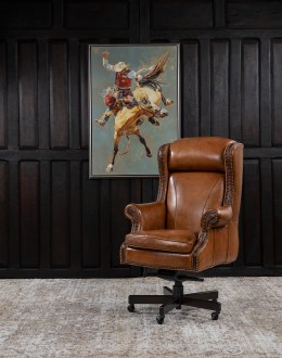Drover Brown Executive Desk Chair