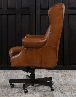 Drover Brown Executive Desk Chair