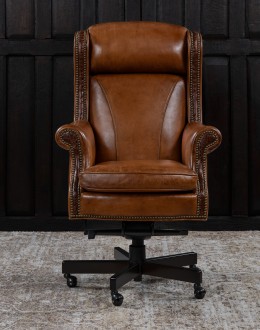 Drover Brown Executive Desk Chair
