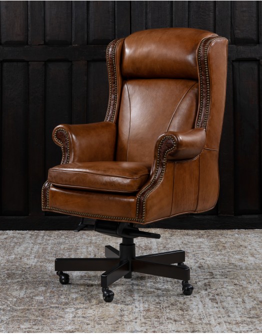 Drover Brown Executive Desk Chair