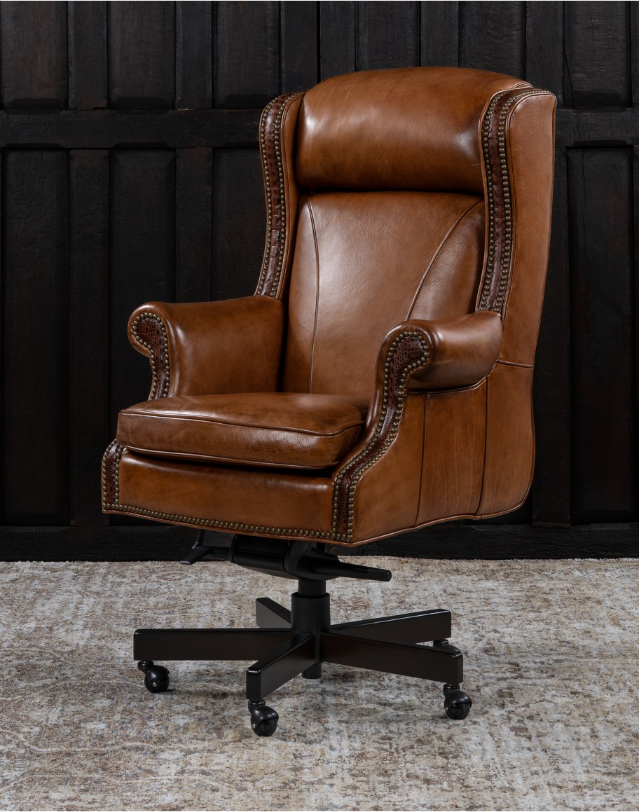 Drover Brown Executive Desk Chair