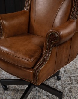 Drover Brown Executive Desk Chair