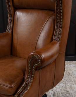 Drover Brown Executive Desk Chair