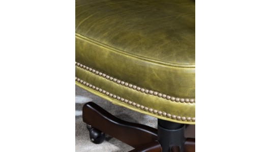 Fallbrook Olive Desk Chair, Fine Furniture