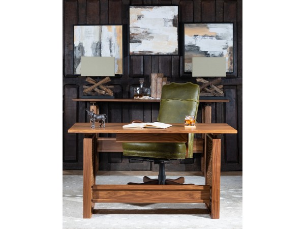 Fallbrook Olive Desk Chair, Fine Furniture