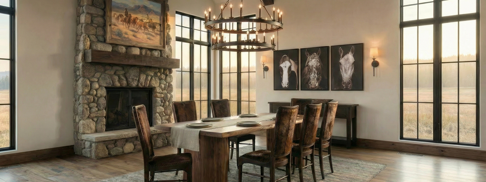Classic Ranch Dining Room Furniture