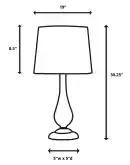 lenta table lamp by uttermost
