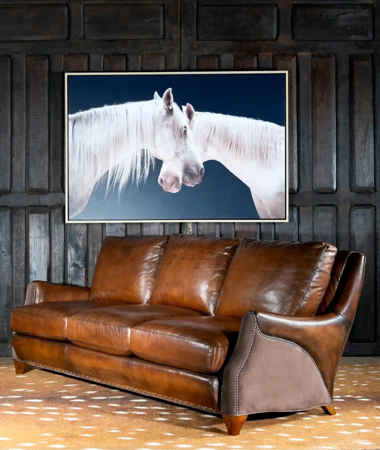 Cowboy AF Leather Sofa - Classic Ranch Collection