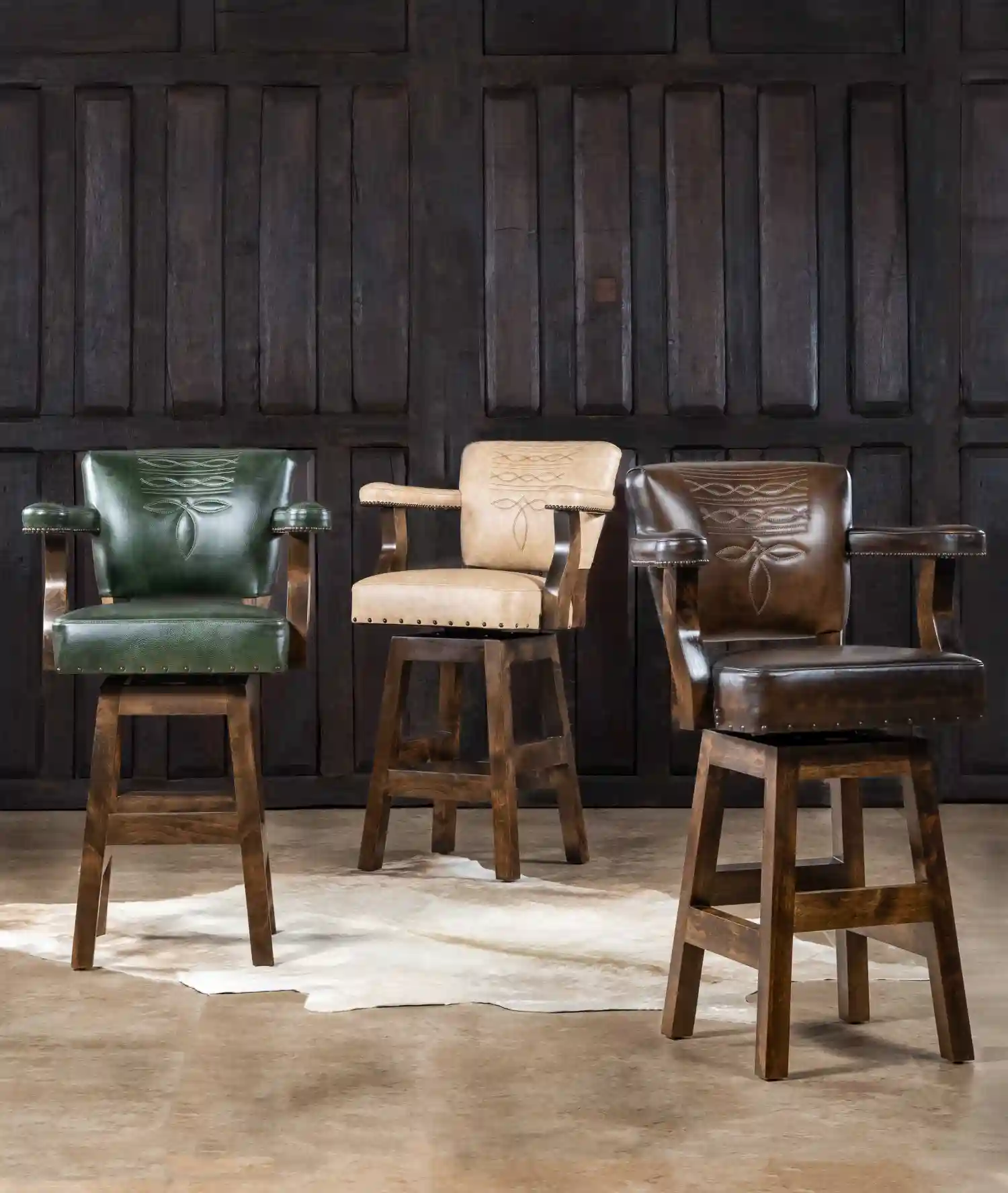Chisum Texas Barstools - Classic Ranch Collection