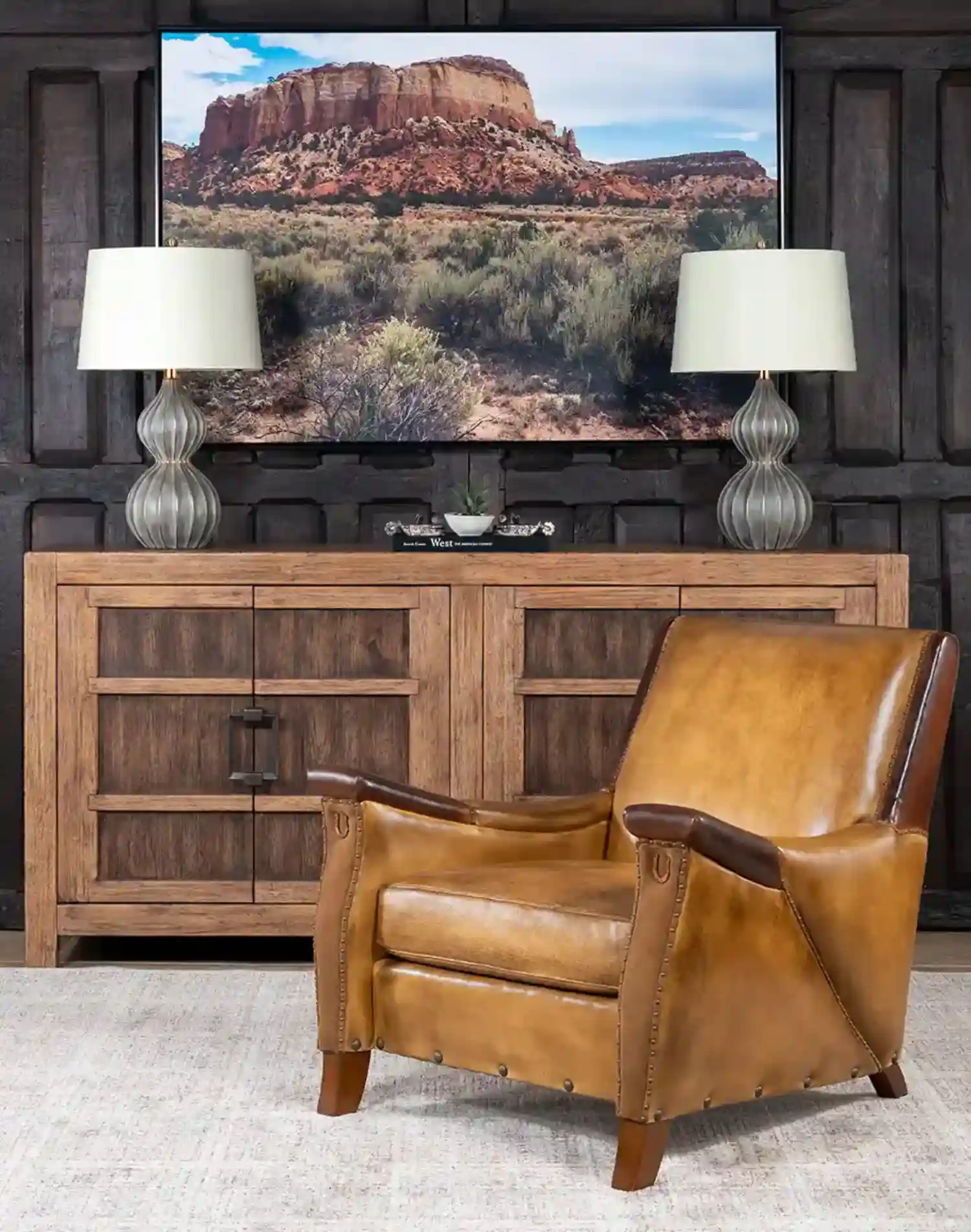 Lucky Leather Chair - Western and Rustic Furniture