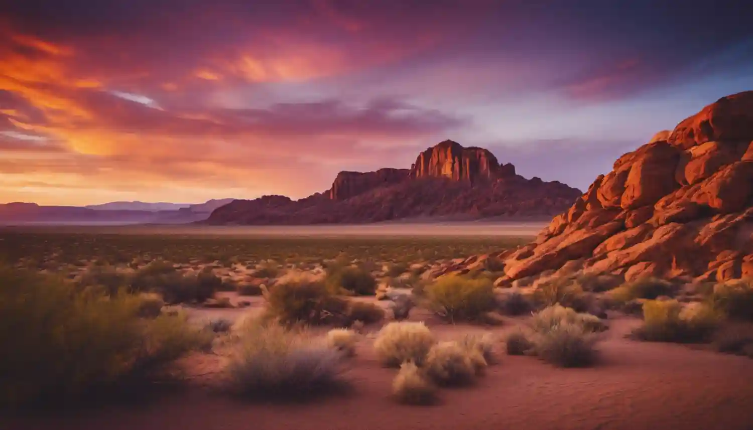 Desert Ranch Collection Sunset Image