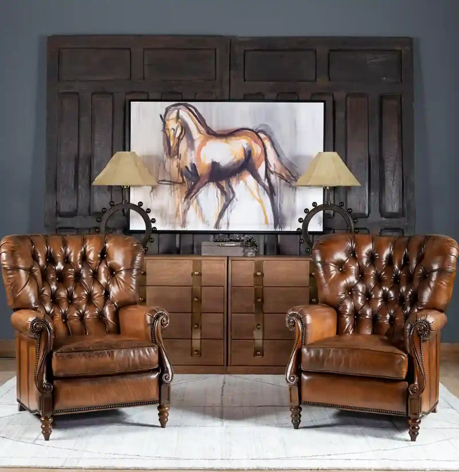 Camden Leather Recliner - Refined Ranch Collection
