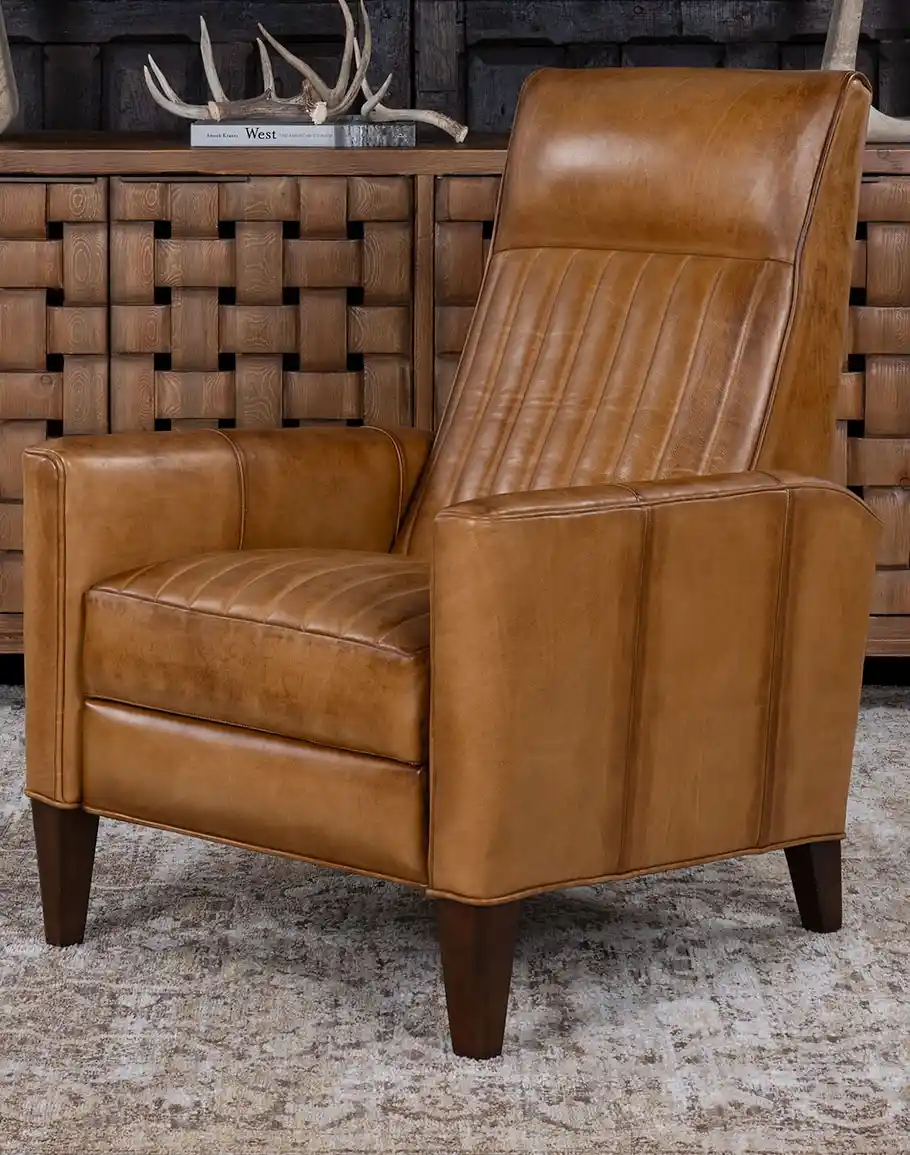 Memphis Saddle Leather Recliner