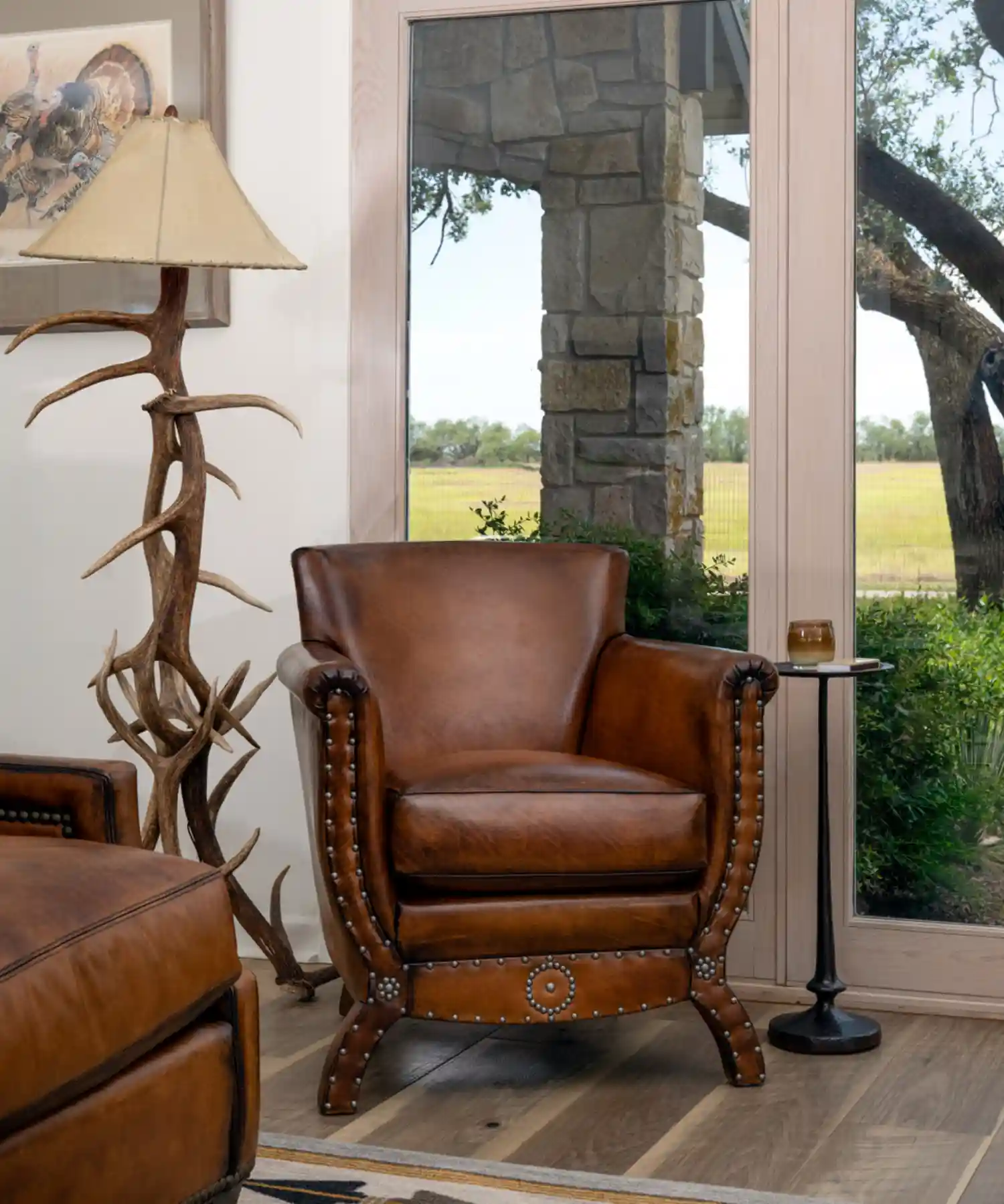 Remington Brown Leather Chair