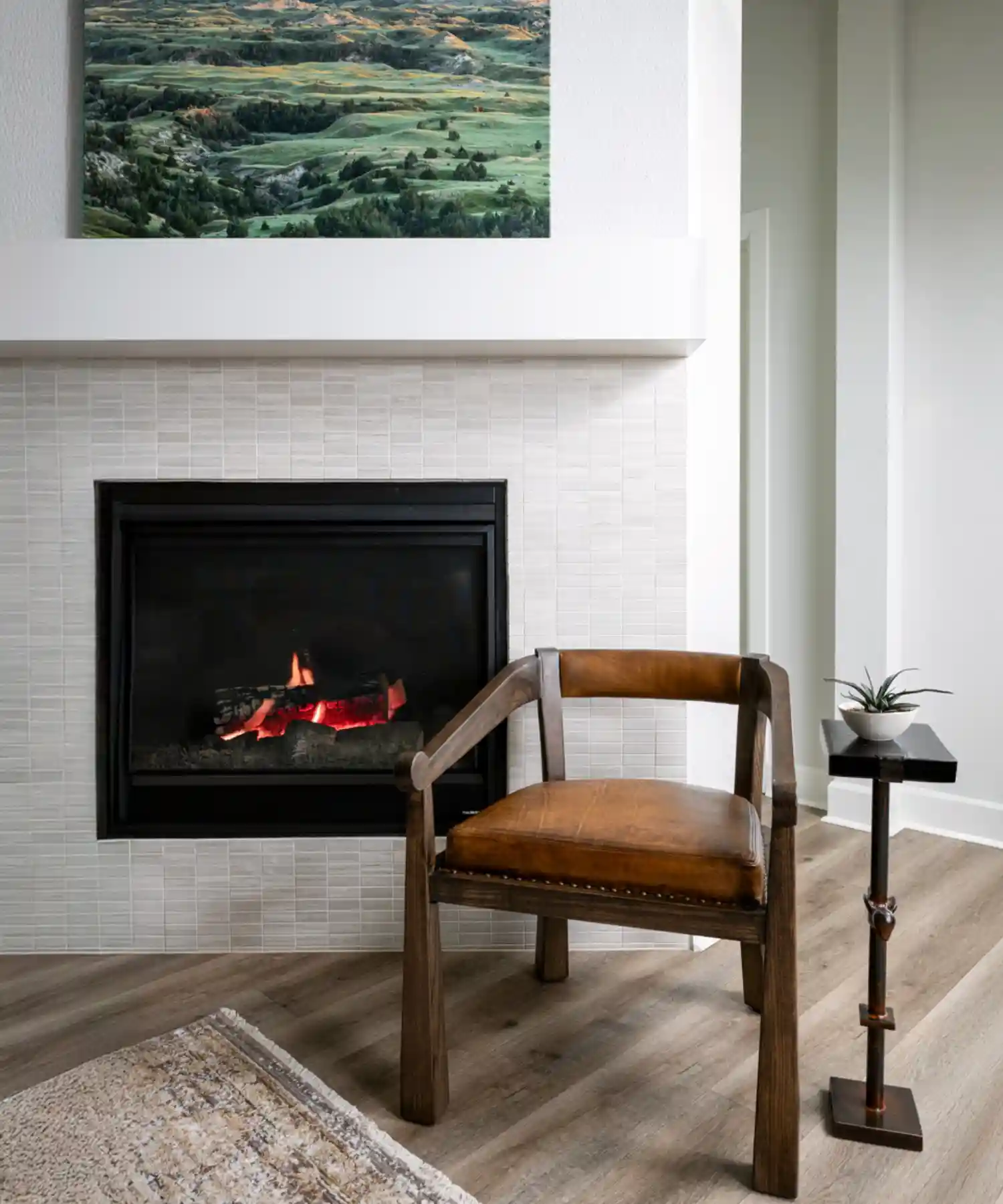 Brandt Saddle Leather Chair