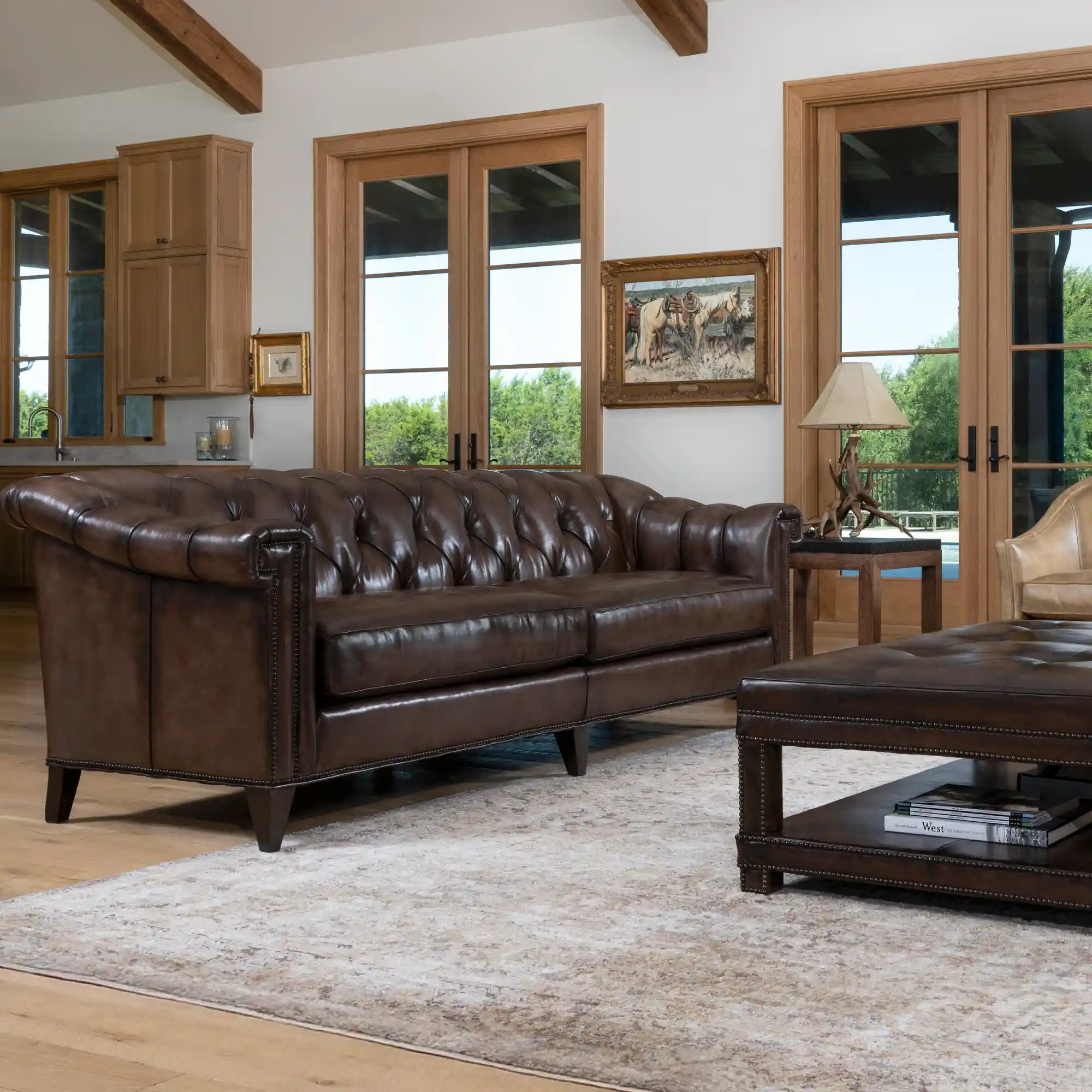 Lockwood Smoked Chesterfield Sofa