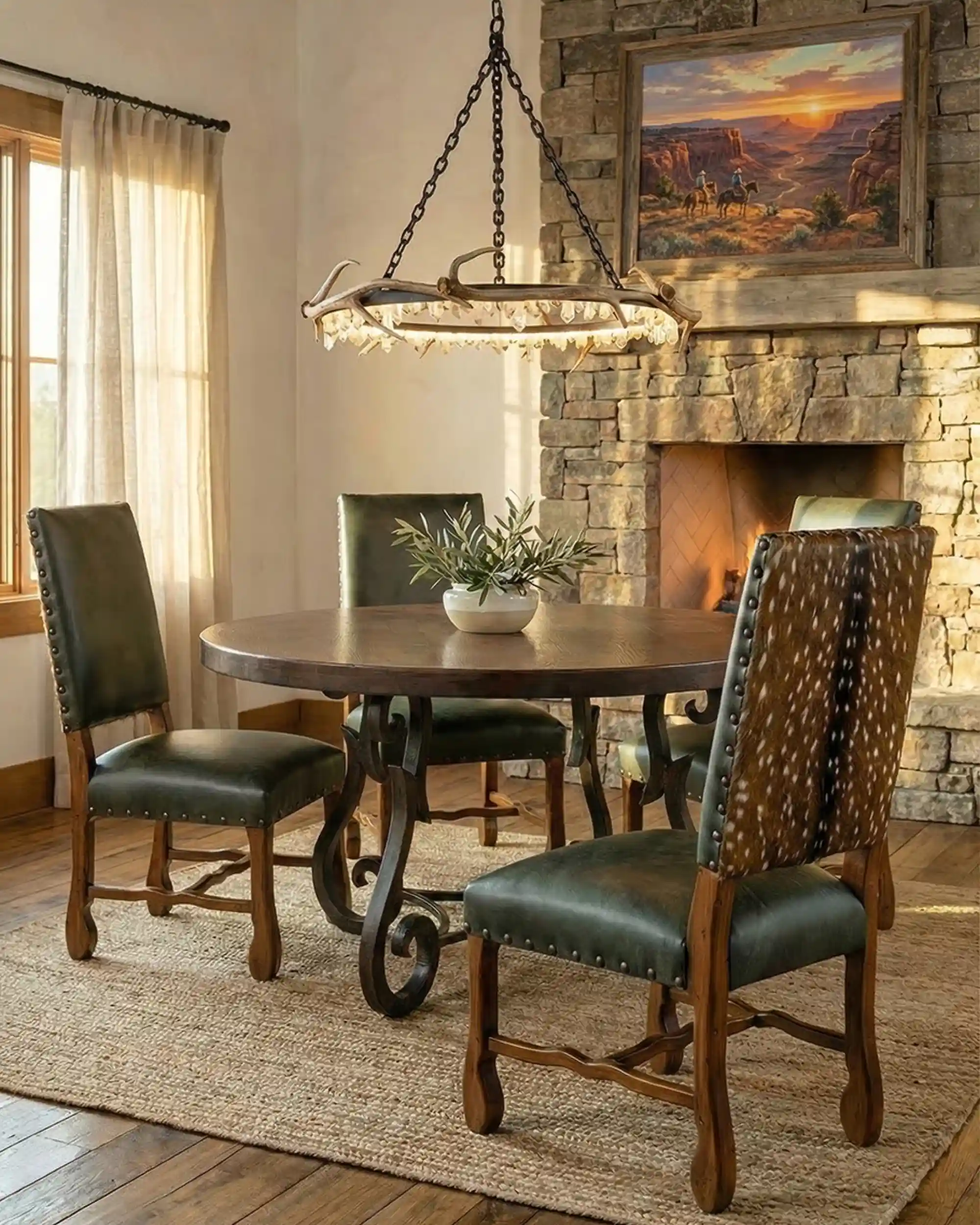 Axis Quartz Halo Chandelier