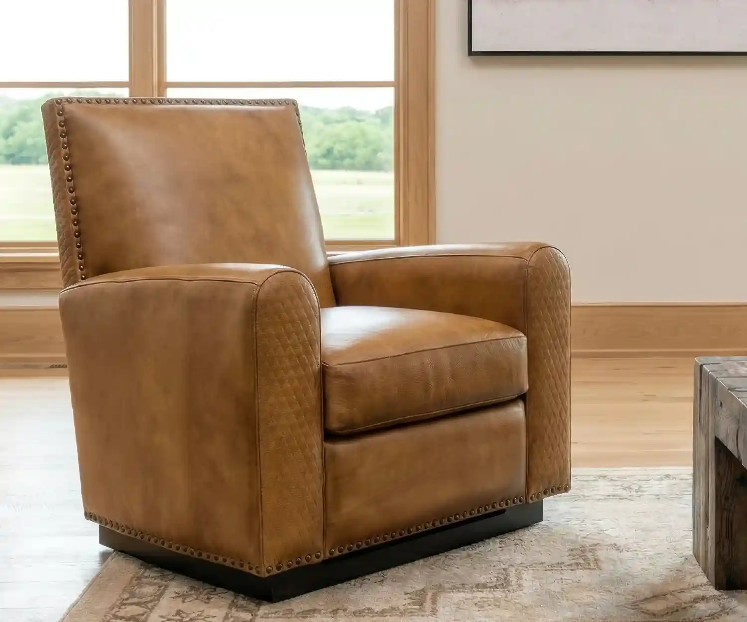 Desert Dune Leather Recliner