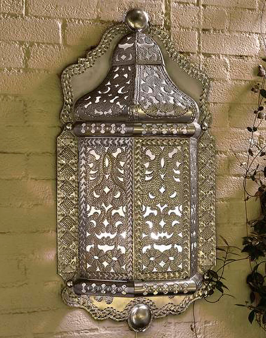 Tin deals wall sconce