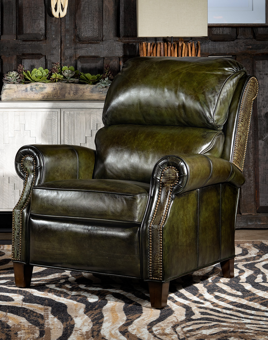 The Best Ranch Style Leather Recliners | Adobe Interiors