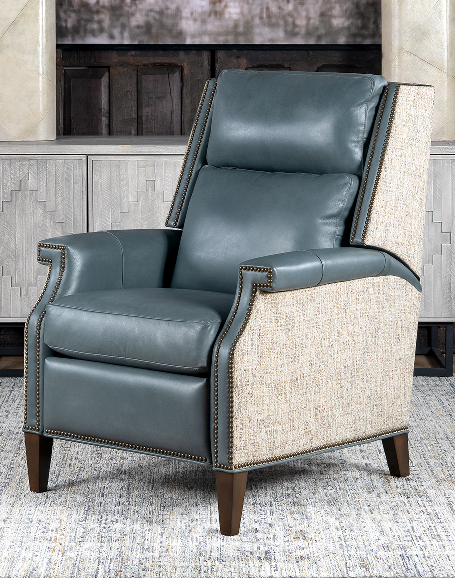 Leather And Fabric Recliner Wayde Fabric Recliner Buy Recliner